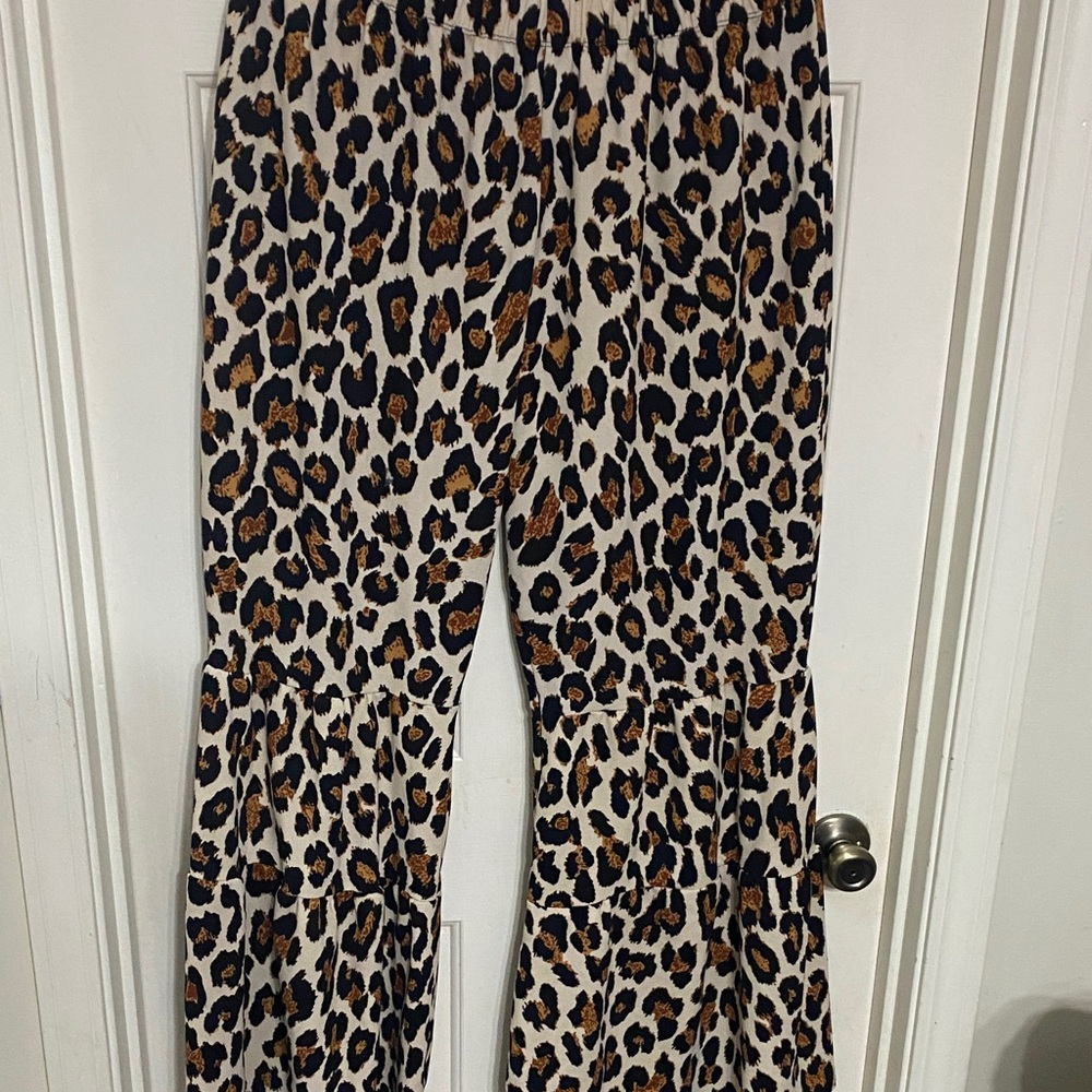 Avenue Flare Animal Print Pants